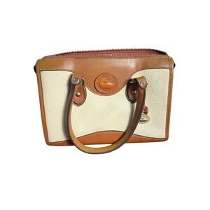 Dooney & Bourke Vintage Purse Tan/Bone AWL Bag – Needs TLC Restore READ